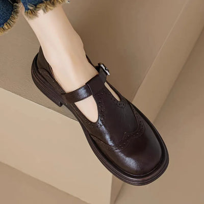 Louisa® | Vegane Leder Orthopädische Mary Jane Schuhe