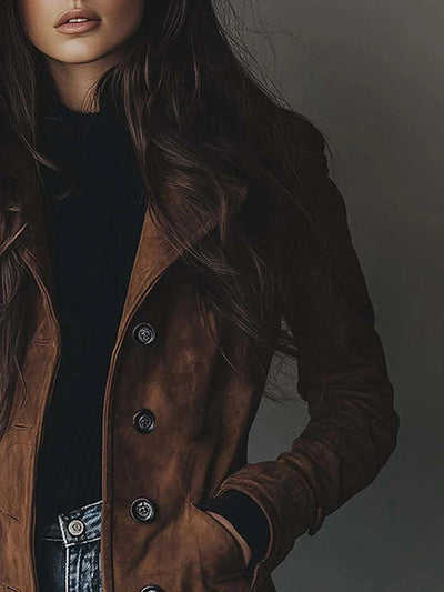 Kirsten® | Trenchcoat aus Wildleder
