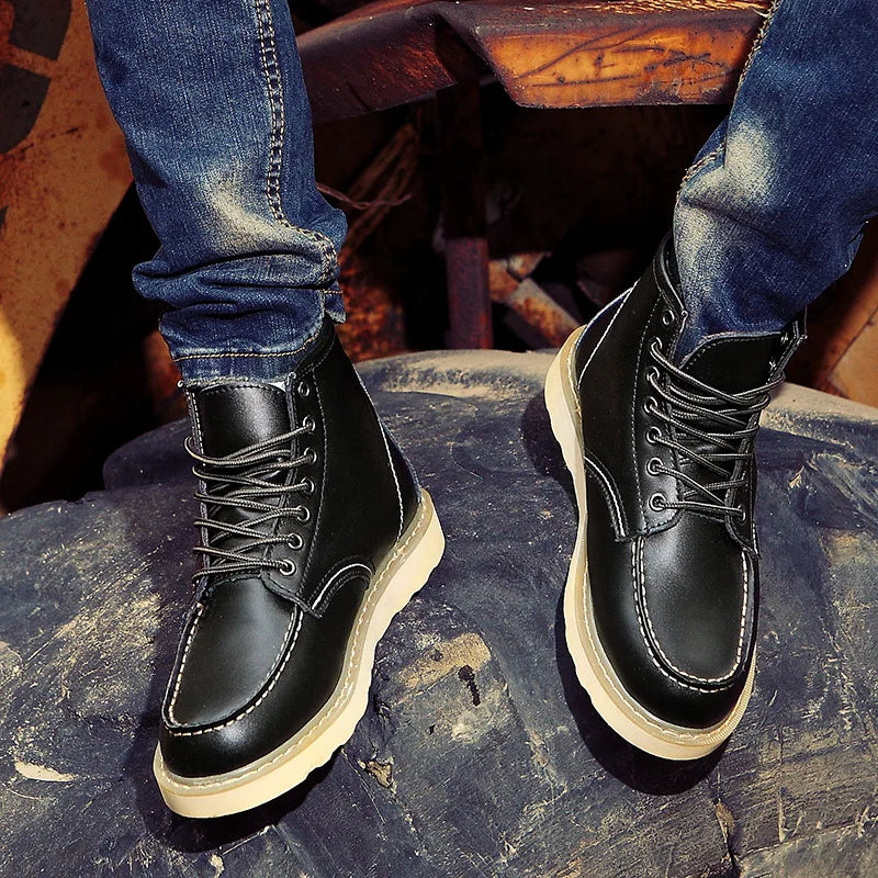 Josef® | Retro Echtleder Stiefel