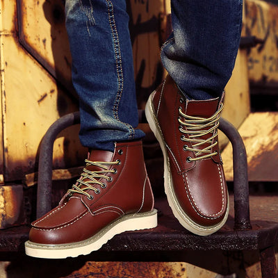 Josef® | Retro Echtleder Stiefel