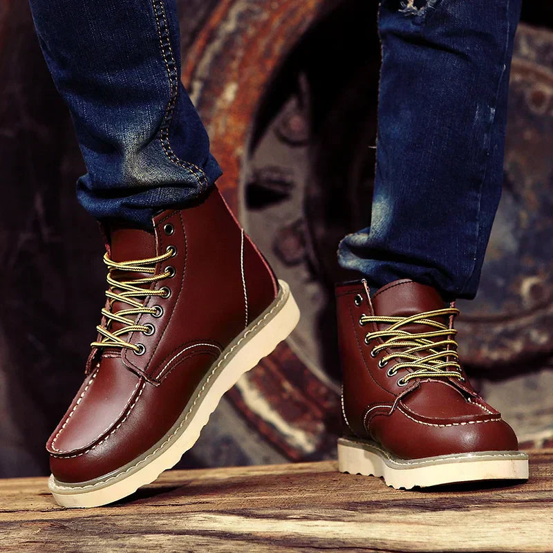 Josef® | Retro Echtleder Stiefel