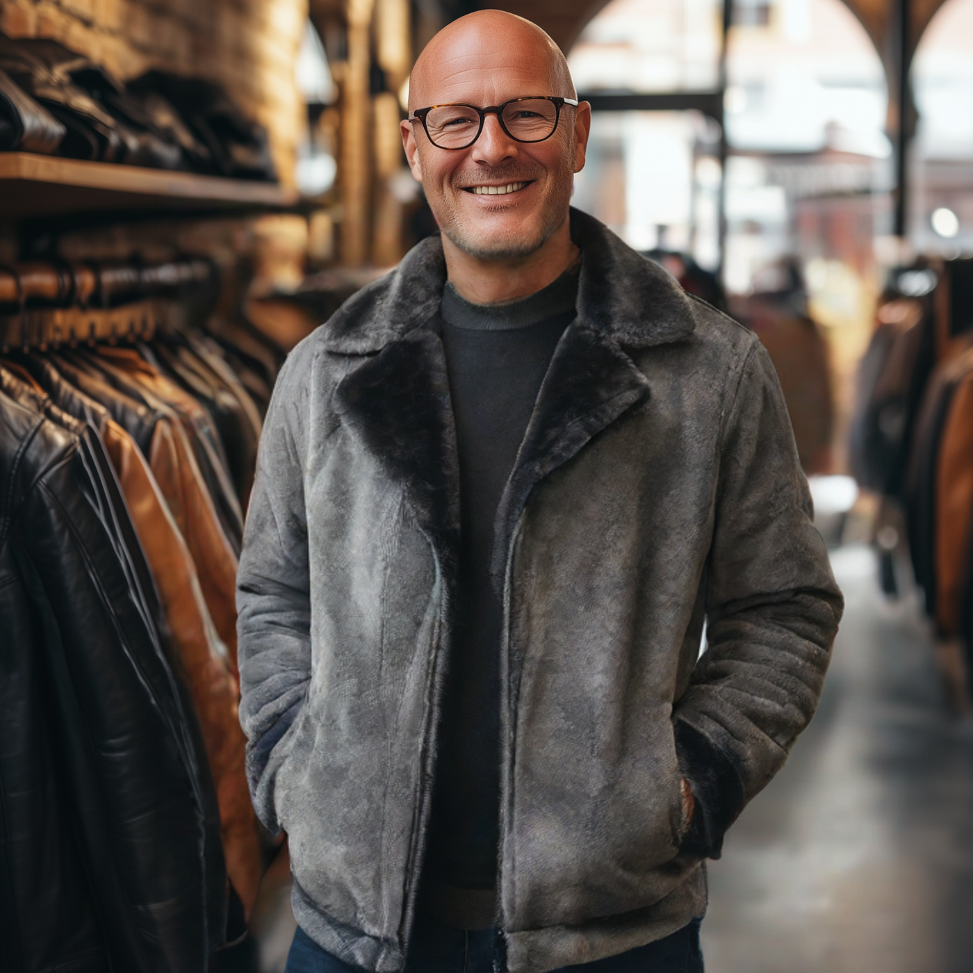 Franz® | Premium Lederjacke mit Futter
