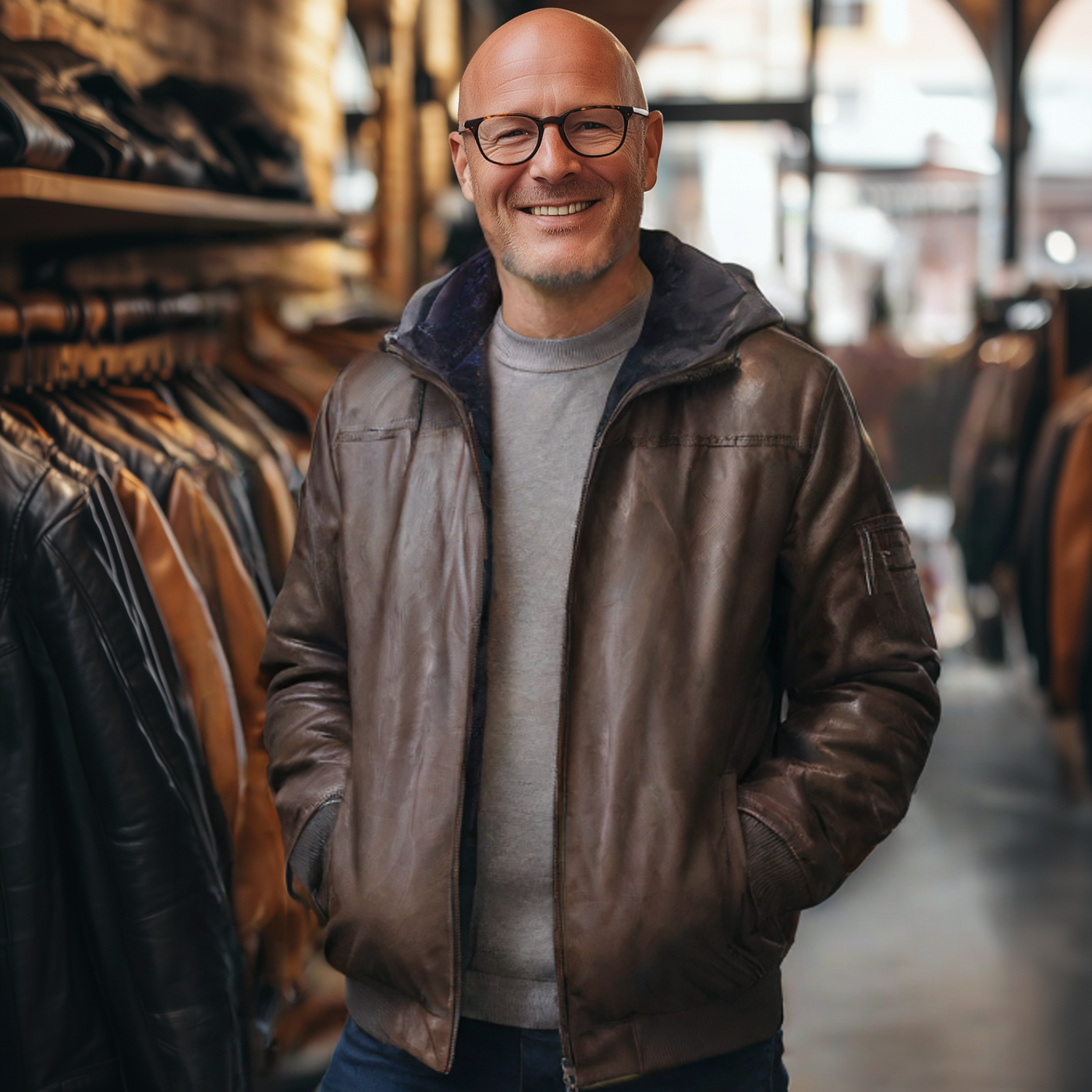 Dominik® | Premium Lederjacke