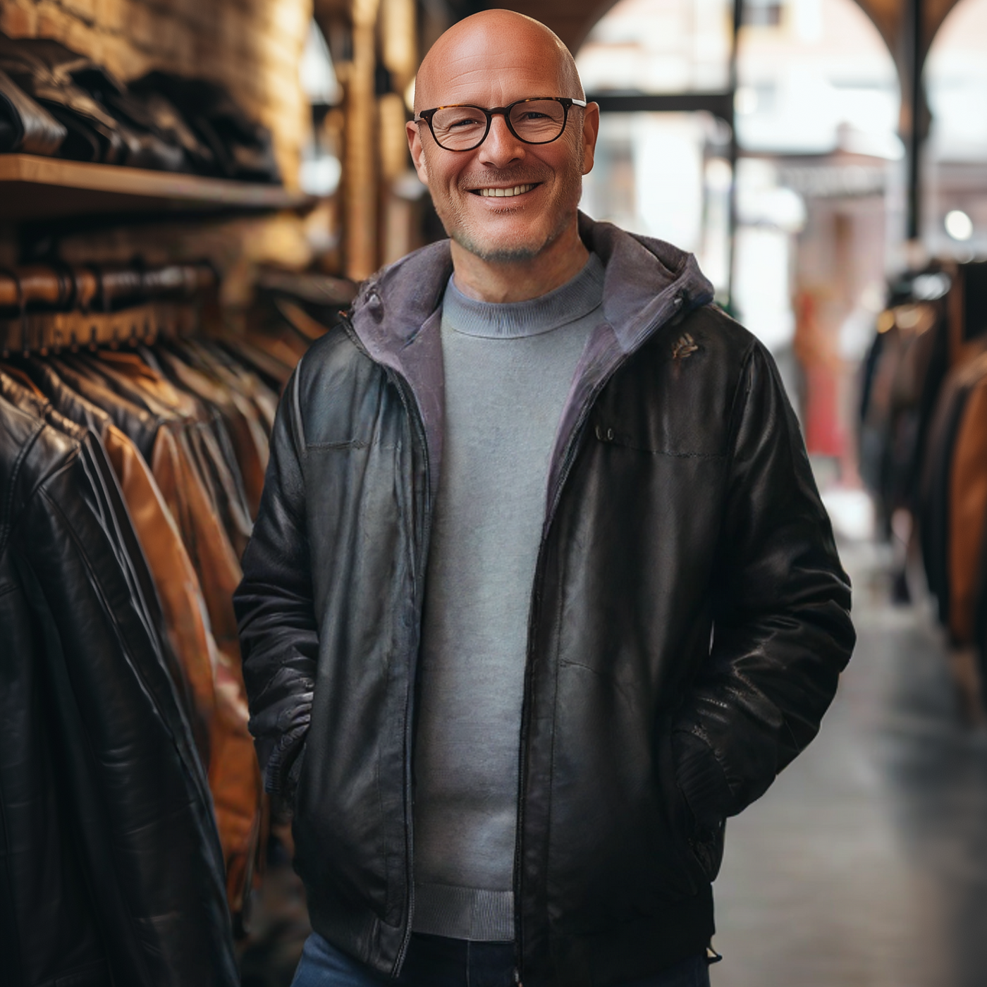Tobias® | Premium Lederjacke