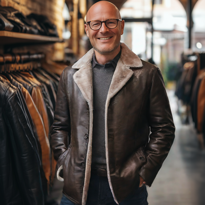 Valentin® | Premium Lederjacke mit Futter