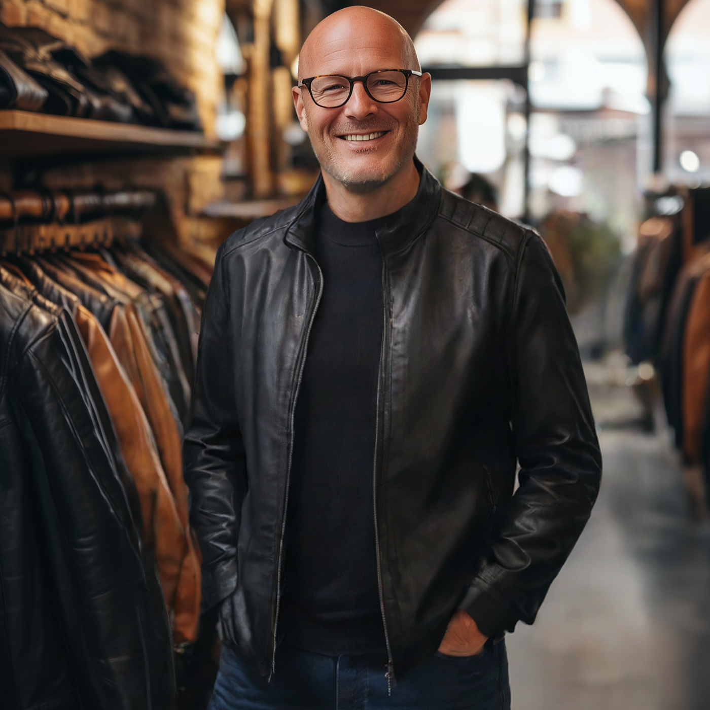 Michael® | Premium Lederjacke