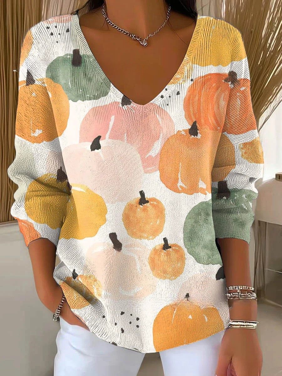 Edeltraud® | Pullover mit V-Ausschnitt