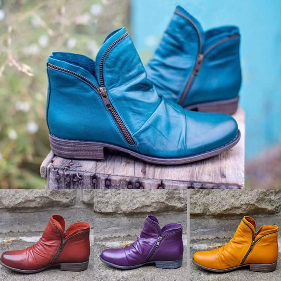 Leni® | Elegante Stiefeletten mit Reißverschluss