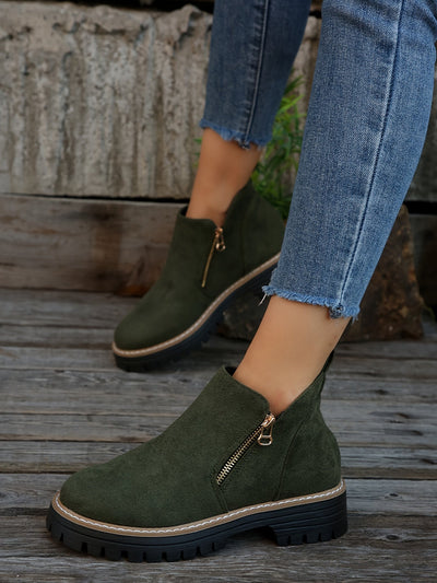 Radegunde® | Robuste Stiefel mit Reißverschluss