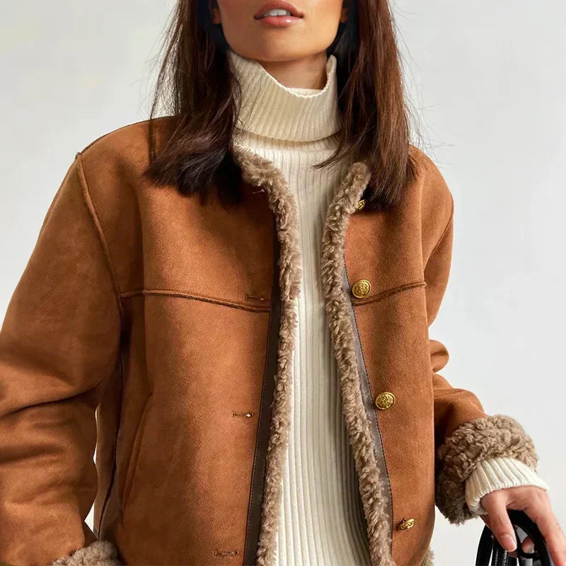 Gabi® | WARMER UND FEINER LEDERMANTEL
