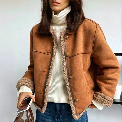 Gabi® | WARMER UND FEINER LEDERMANTEL