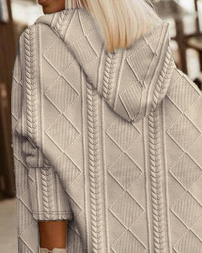 Susi® | Langer Cardigan mit Kapuze
