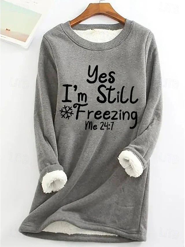 Katharina® | „Yes, I’m Always Freezing“ Warmes Winter-Outfit