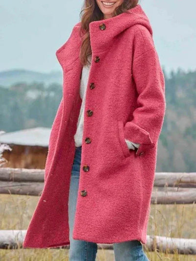 Theresa® | bequemer Wintermantel mit Knöpfen