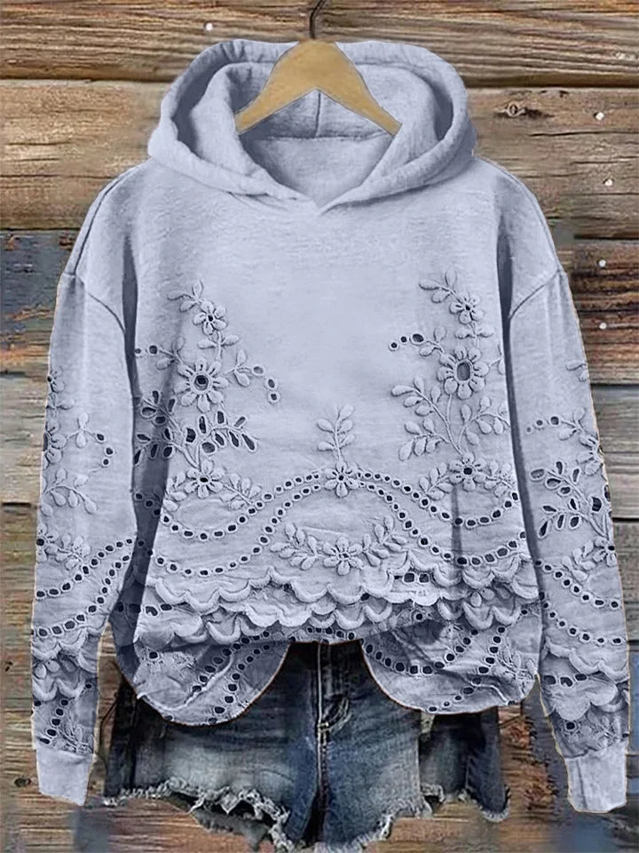 MARLA® | Sweatshirt mit Blumenmuster