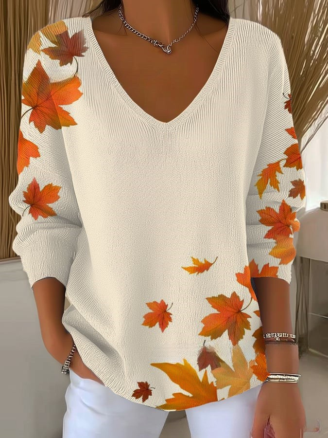Anna® | Pullover mit V-Ausschnitt