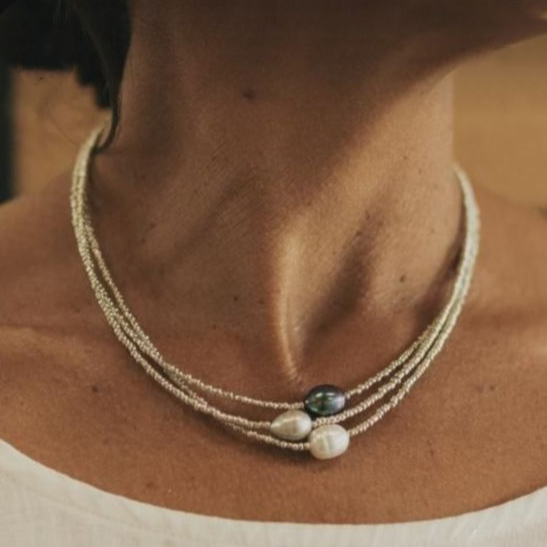 Mariel® | Vintage Süßwasserperlen Collier