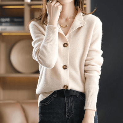 Sabine® | Luxuriöser Cashmere Strick Cardigan