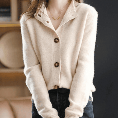 Sabine® | Luxuriöser Cashmere Strick Cardigan
