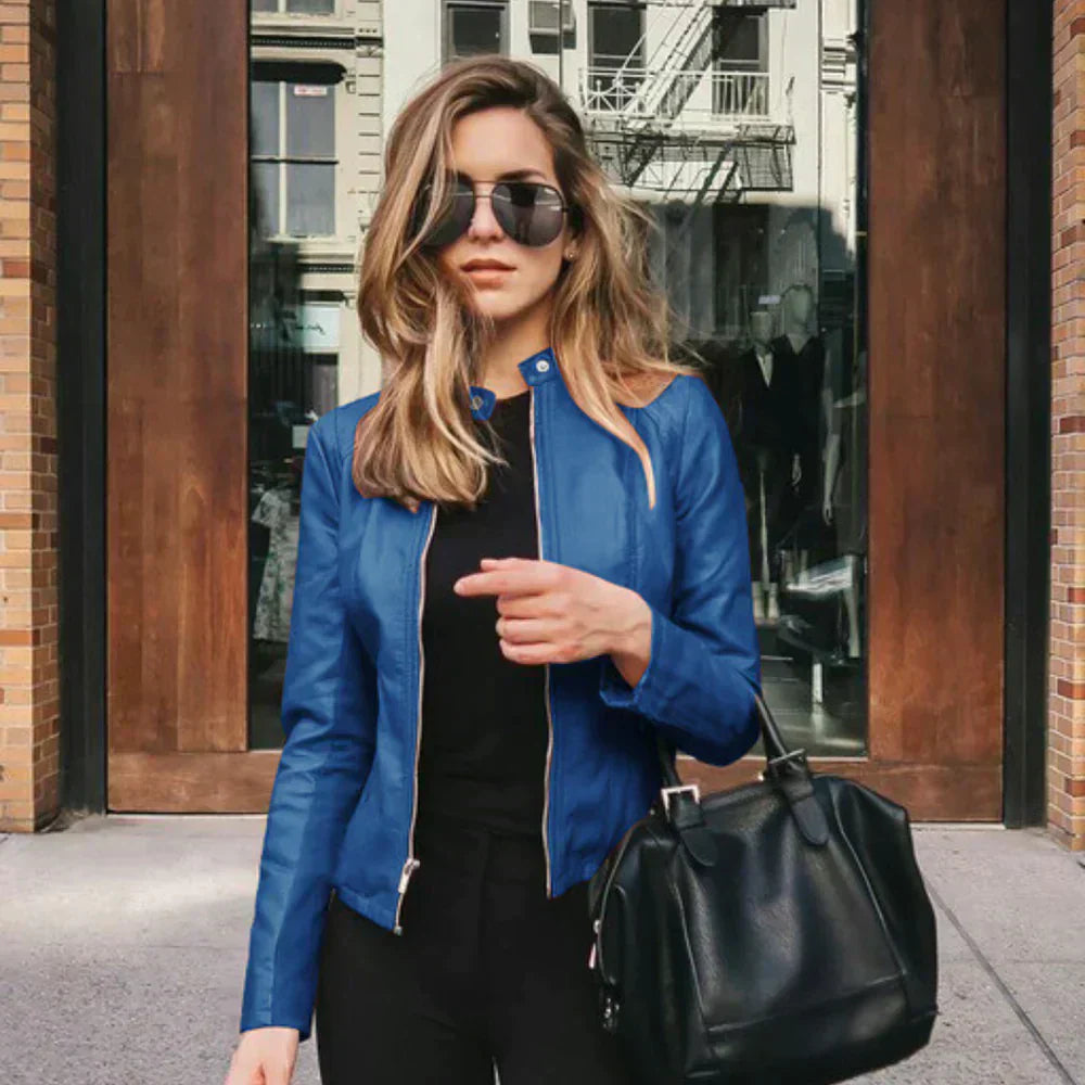 Pauline® | Italienische Lederjacke