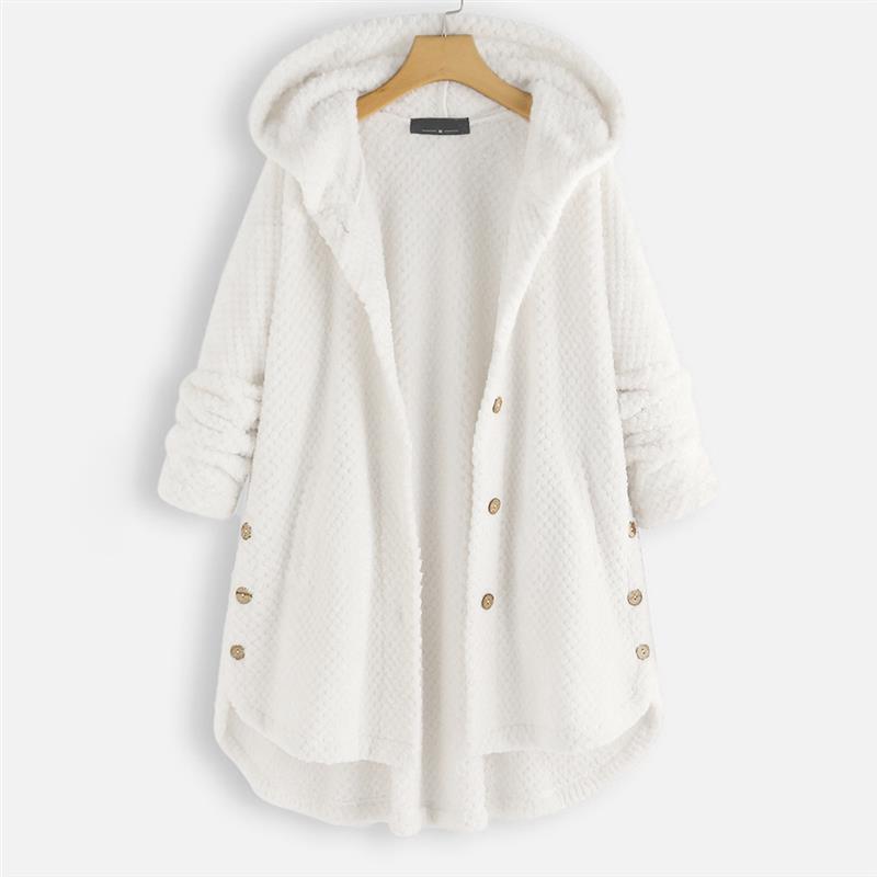 Florentina® | Winter Kapuzen-Doppel-Fleece-Mantel