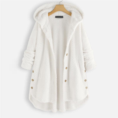 Florentina® | Winter Kapuzen-Doppel-Fleece-Mantel
