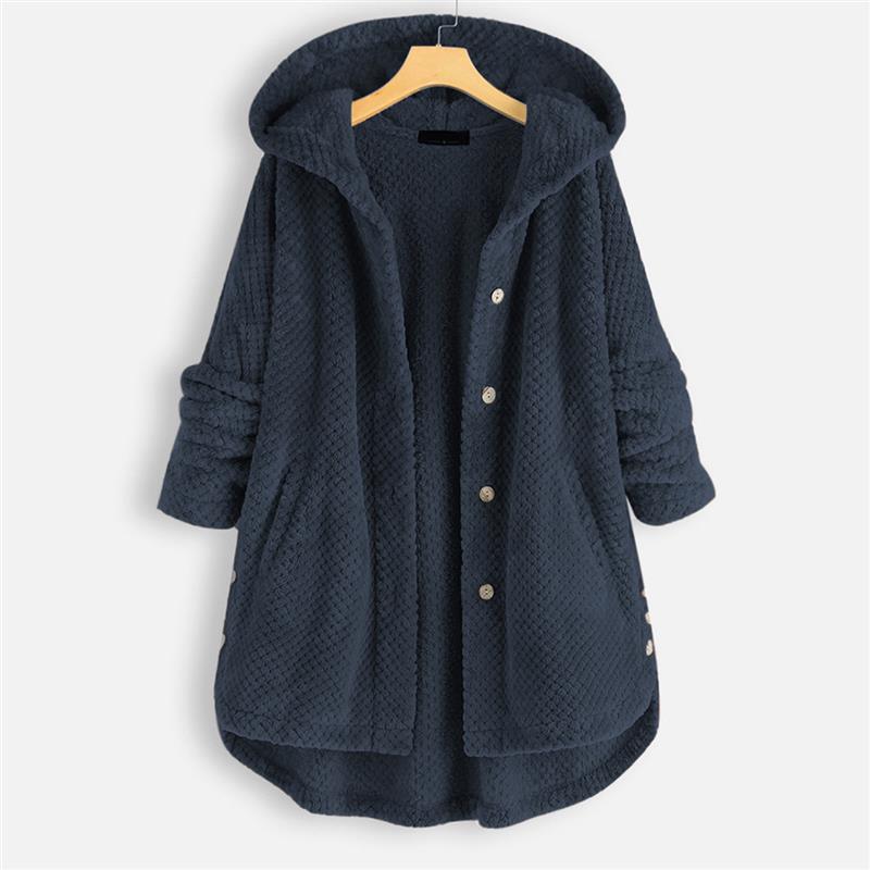 Florentina® | Winter Kapuzen-Doppel-Fleece-Mantel