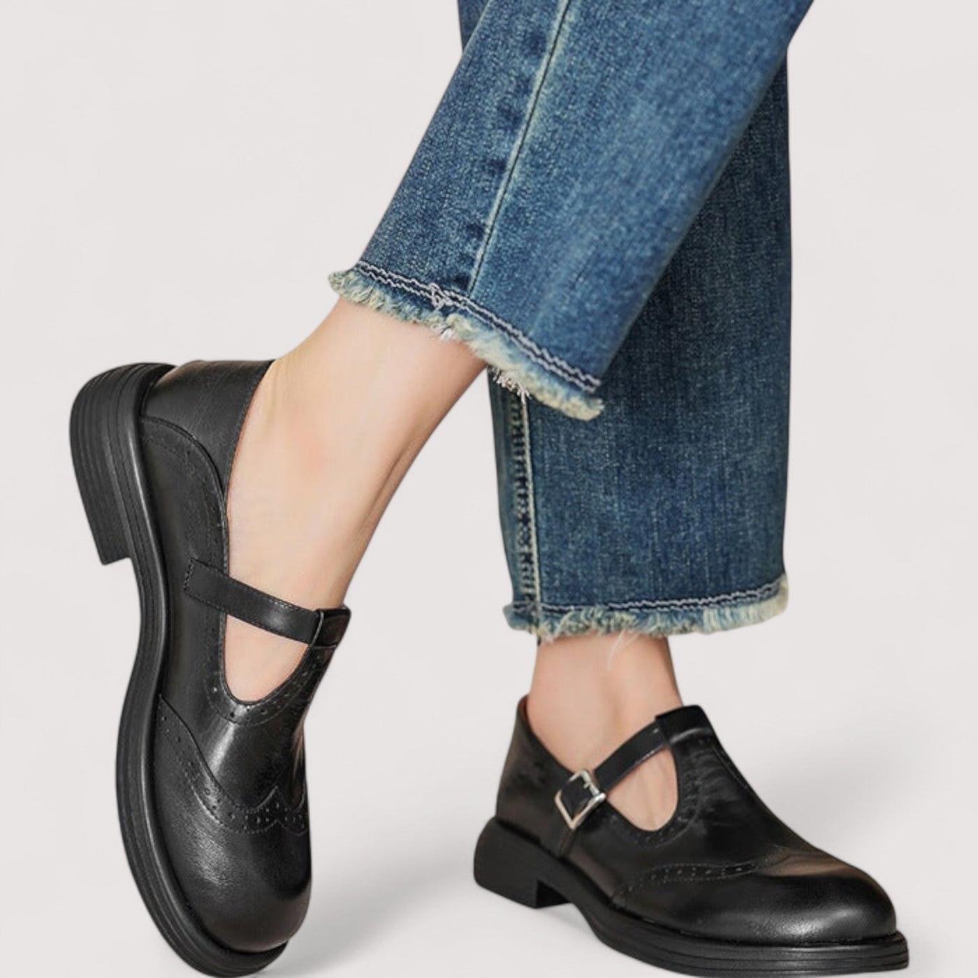 Lisa® | Vegane Leder Orthopädische Mary Jane Schuhe