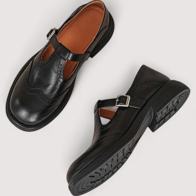 Lisa® | Vegane Leder Orthopädische Mary Jane Schuhe