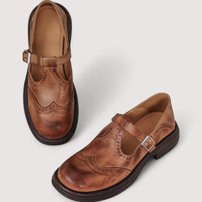 Lisa® | Vegane Leder Orthopädische Mary Jane Schuhe