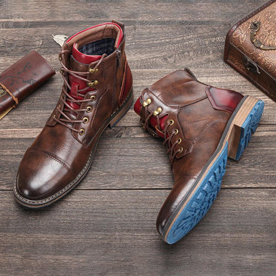 Leonhard® | Oxford-Stiefel aus echtem Leder