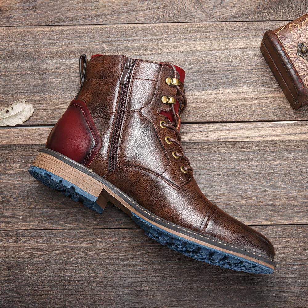 Leonhard® | Oxford-Stiefel aus echtem Leder