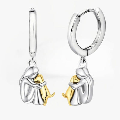 Millie® | Ohrringe mit Hundesymbol (Runder Verschluss)